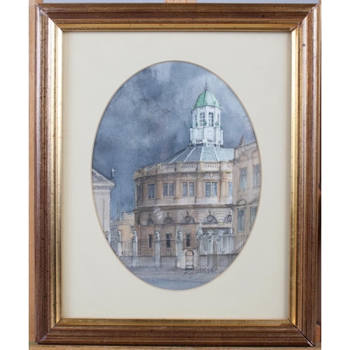 430 - Ken Messer: watercolours, The Sheldonian Oxford, 7 3/4