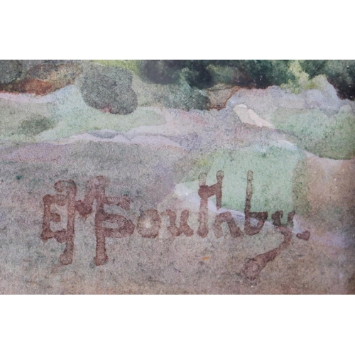 437 - E M Southby: watercolours, 