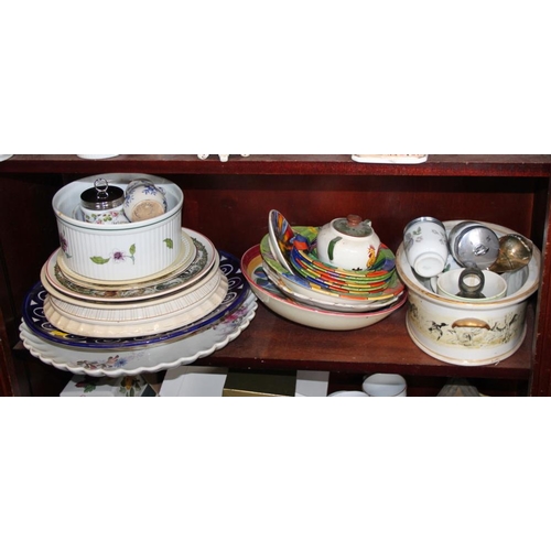 52 - A quantity of china, including two Wedgwood 