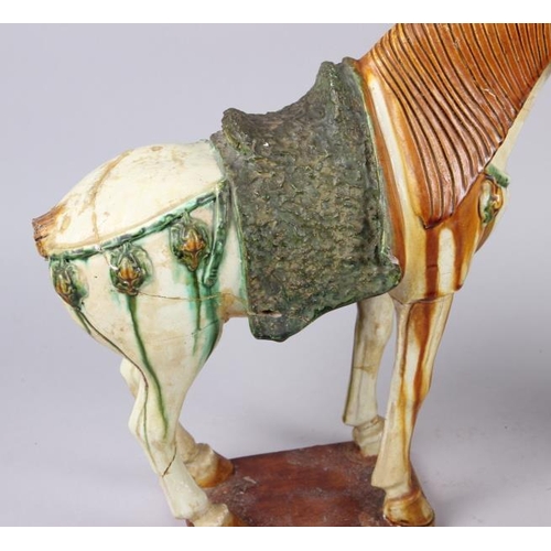 77 - A Tang style model of a horse, 12 1/4