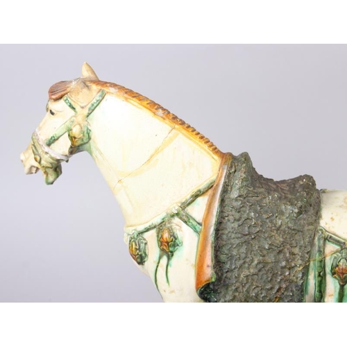 77 - A Tang style model of a horse, 12 1/4