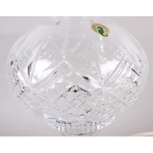 233 - A Waterford crystal table lamp, 12