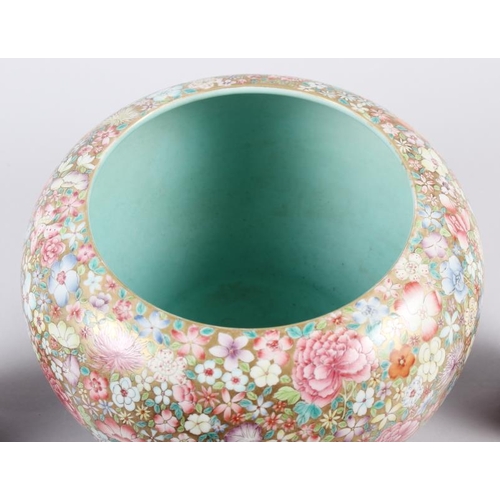 117 - A Chinese millefiori bowl, 6 1/4