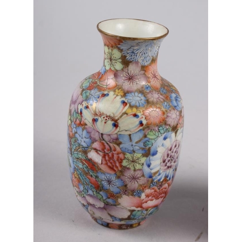 117 - A Chinese millefiori bowl, 6 1/4