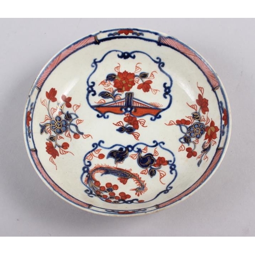 127 - A pair of Chinese polychrome dishes, decorated flowers and insects, 5