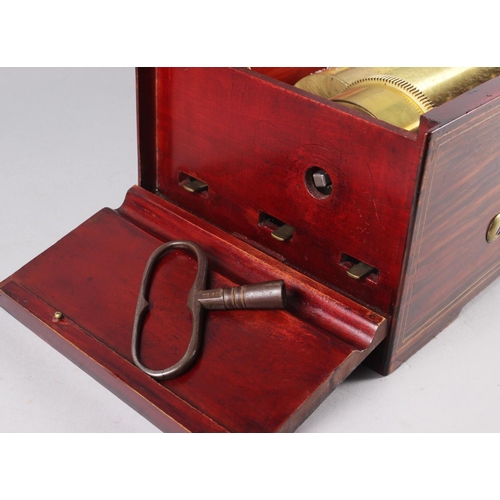 187 - A 19th century Nicole Freres, Geneve, twelve tune musical box number 37187, with key wound movement,... 