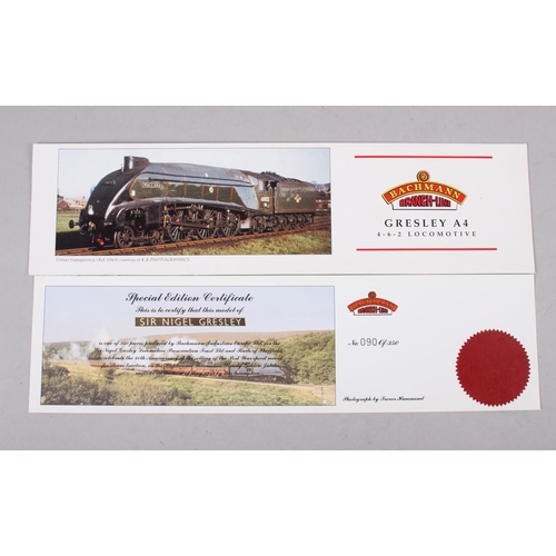 226 - A Bachmann Branch Line limited edition Gresley A4 locomotive, 