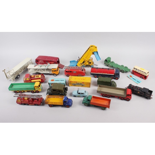 234 - A Hornby British Railway locomotive, a quantity of Dinky Toys die-cast model toys, including Dinky S... 