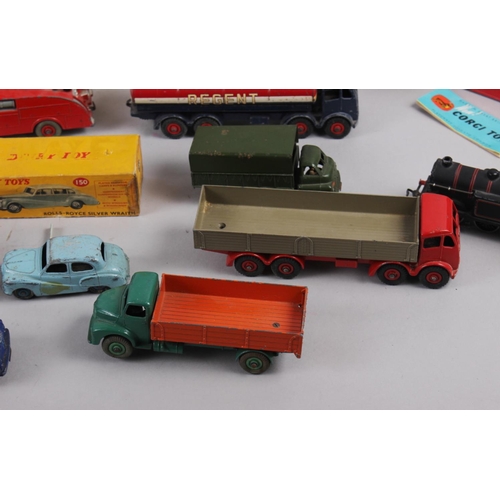 234 - A Hornby British Railway locomotive, a quantity of Dinky Toys die-cast model toys, including Dinky S... 