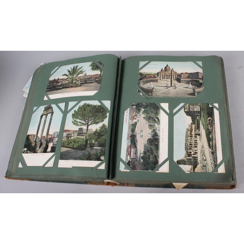 301 - An early 20th century postcard album