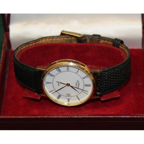 360 - A gentleman's Rotary quartz wristwatch, in 9ct gold case, with leather strap and six assorted wristw... 