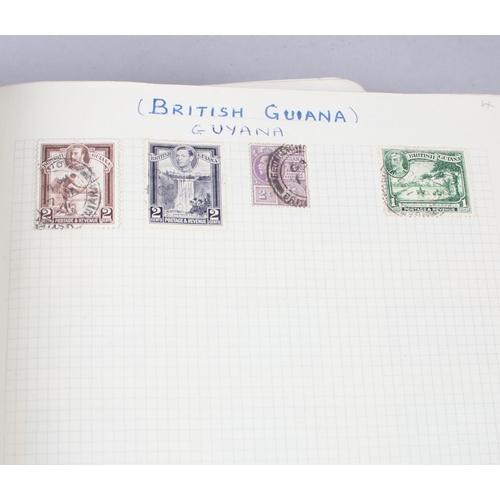 305 - Four albums of British and world stamps, and a collection of loose stamps, covers, etc