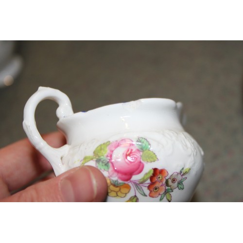 95 - A Coalport bone china floral decorated part combination set, other similar teawares and a Masons Cha... 