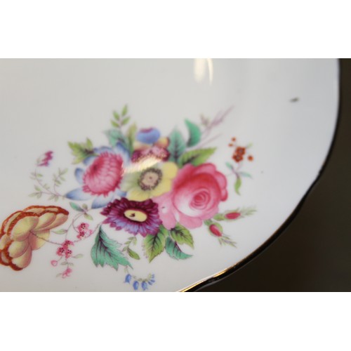 95 - A Coalport bone china floral decorated part combination set, other similar teawares and a Masons Cha... 