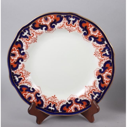 5 - A pair of Royal Crown Derby Imari pattern dinner plates, 10