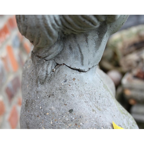 639 - A cast stone figure of Venus de Milo, 34