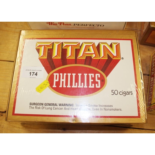 174 - An unopened box of fifty William Penn 