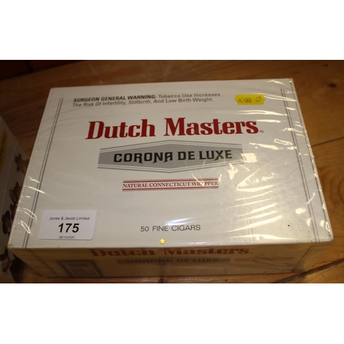 175 - An unopened box of fifty Dutch Masters 