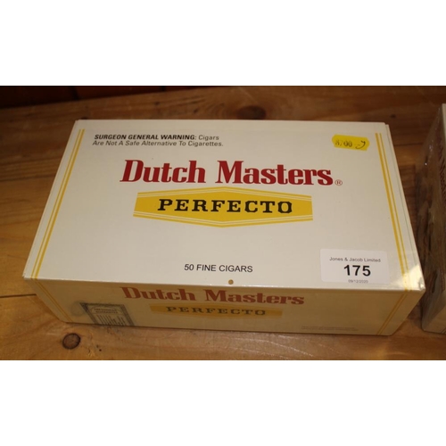 175 - An unopened box of fifty Dutch Masters 