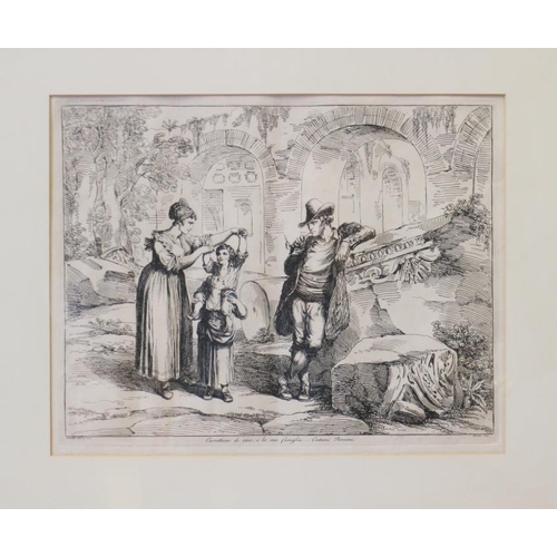 313 - Bartolomeo Pinelli, 1822: a set of fourteen engravings 