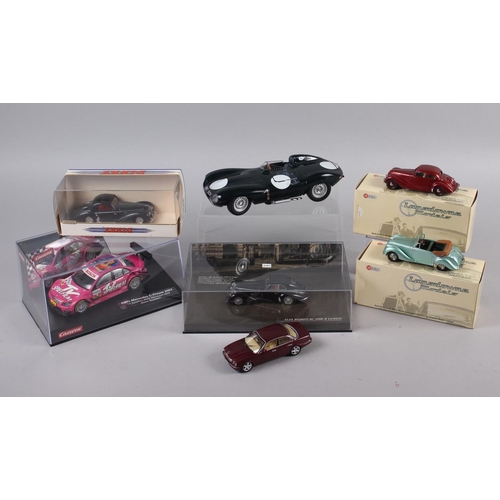 151 - A Lansdowne scale model Bristol Type 400, a companion 1949 Lagonda 2.6 L drophead Coupe, a Dinky col... 