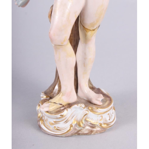 23 - An 18th century Meissen figure of Bacchus, 8