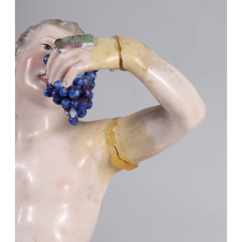 23 - An 18th century Meissen figure of Bacchus, 8