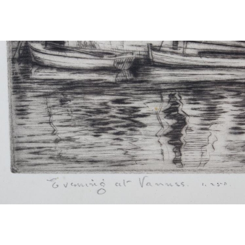 324 - Terence H Lambert: a pair of signed etchings, 