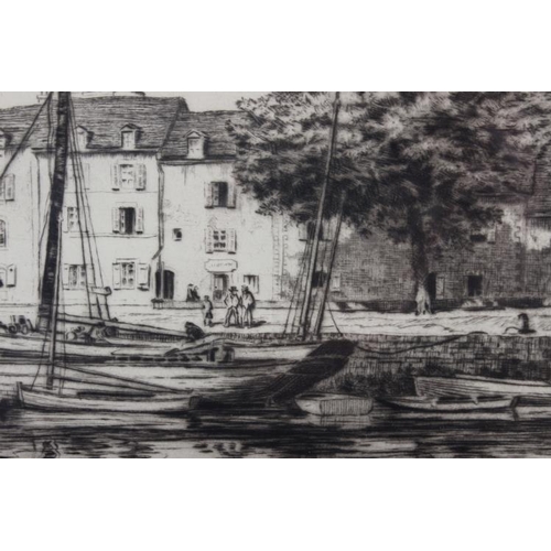 324 - Terence H Lambert: a pair of signed etchings, 