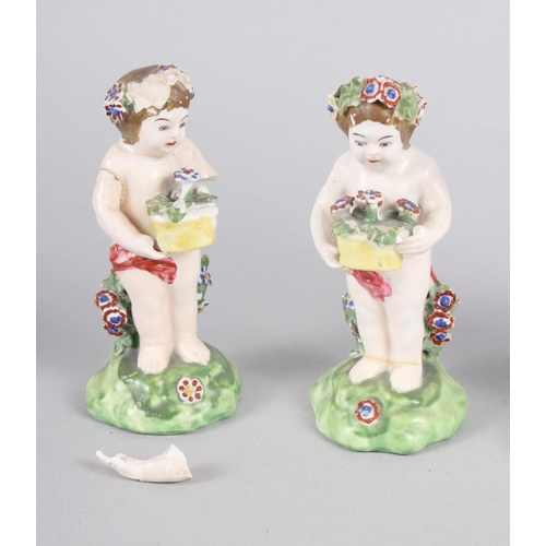 71 - A figure group of a dancing couple, 7 1/2