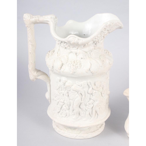 77 - A Meigh Silenus jug, 7 1/2