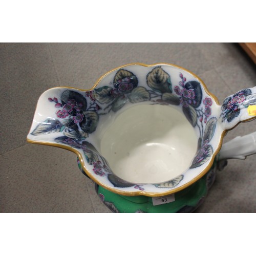 53 - A Davenport floral decorated toilet jug, 14