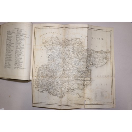 174 - Thomas Wright: The History and Topography of the County of Essex, 1 vol illust, 1836, and Richardson... 