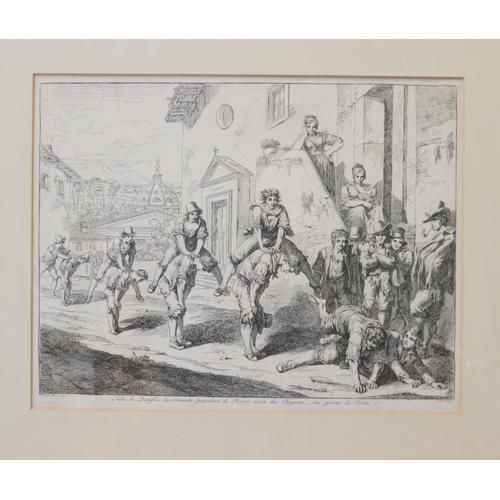 243 - Bartolomeo Pinelli, 1822: a set of fourteen engravings and frontispiece, 