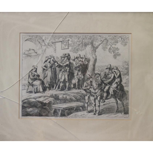 243 - Bartolomeo Pinelli, 1822: a set of fourteen engravings and frontispiece, 