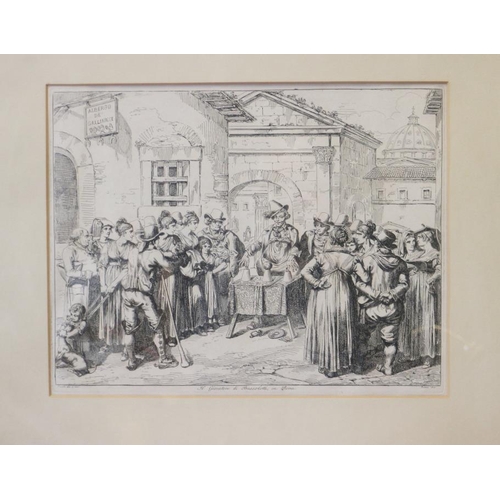 243 - Bartolomeo Pinelli, 1822: a set of fourteen engravings and frontispiece, 