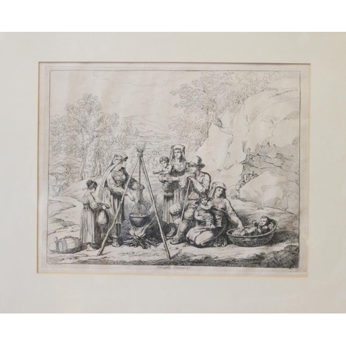 243 - Bartolomeo Pinelli, 1822: a set of fourteen engravings and frontispiece, 