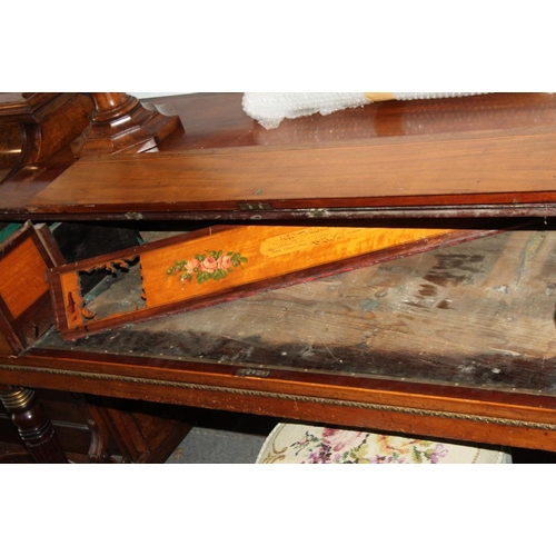 321 - A John Broadwood mahogany and line inlaid early 19th century square piano, now a sideboard, 65