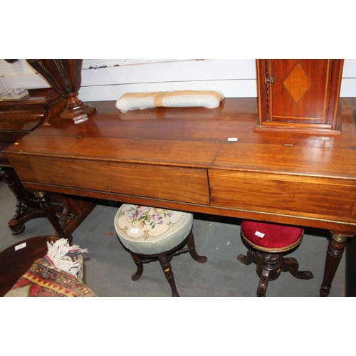 321 - A John Broadwood mahogany and line inlaid early 19th century square piano, now a sideboard, 65