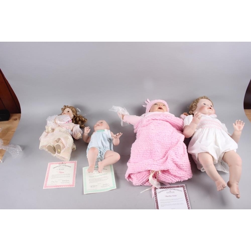 121 - A quantity of porcelain dolls by 