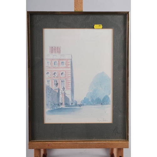 240 - Sir Hugh Casson PRA: a set of five signed limited edition colour prints, 