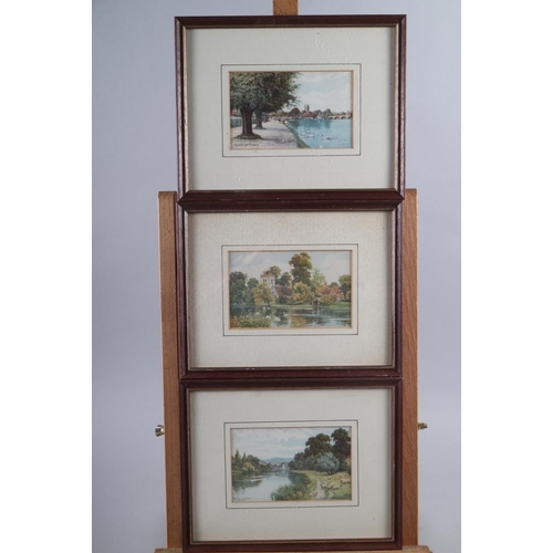 240 - Sir Hugh Casson PRA: a set of five signed limited edition colour prints, 