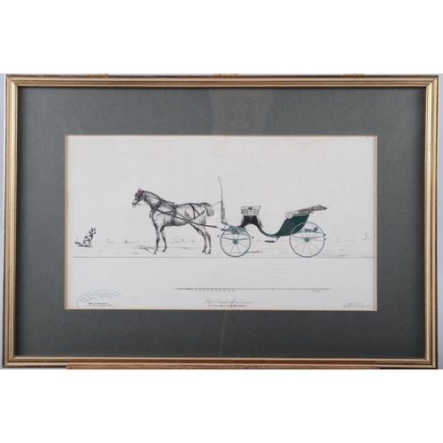 257 - A pair of equestrian prints, 