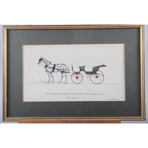 257 - A pair of equestrian prints, 