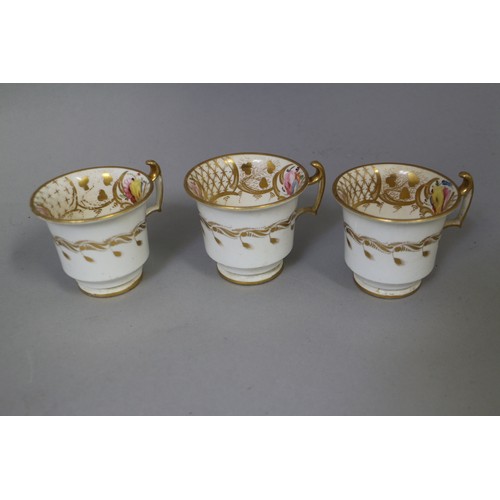 30 - A pair of late 19th century Imari decorated trios and a collection of other floral decorated china, ... 