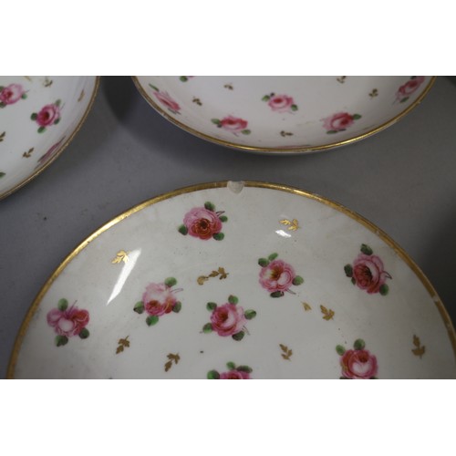 30 - A pair of late 19th century Imari decorated trios and a collection of other floral decorated china, ... 