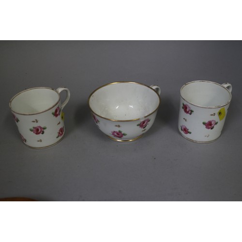 30 - A pair of late 19th century Imari decorated trios and a collection of other floral decorated china, ... 