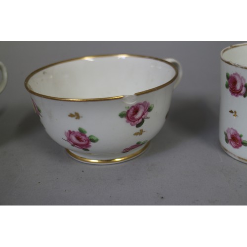 30 - A pair of late 19th century Imari decorated trios and a collection of other floral decorated china, ... 