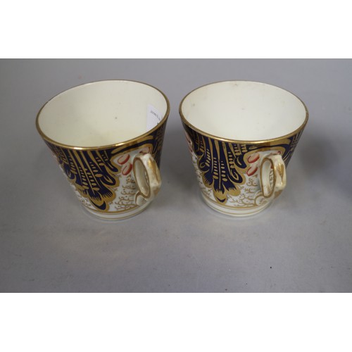 30 - A pair of late 19th century Imari decorated trios and a collection of other floral decorated china, ... 