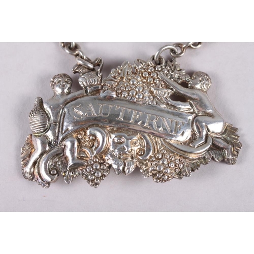 310 - An early 19th century cast silver 